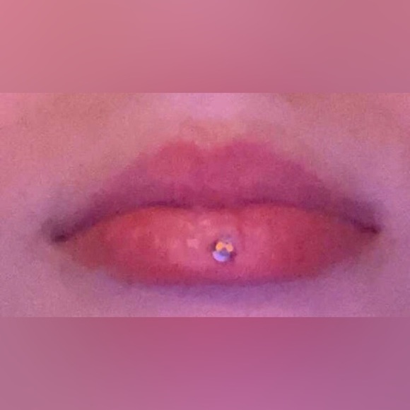 16g 10 Pcs Surgical Stainless Steel Rhinestone Lip Studs NWT - Picture 9 of 13